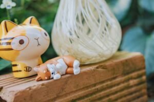 Handcrafted custom pet figurine made from a photo, a lasting memorial gift