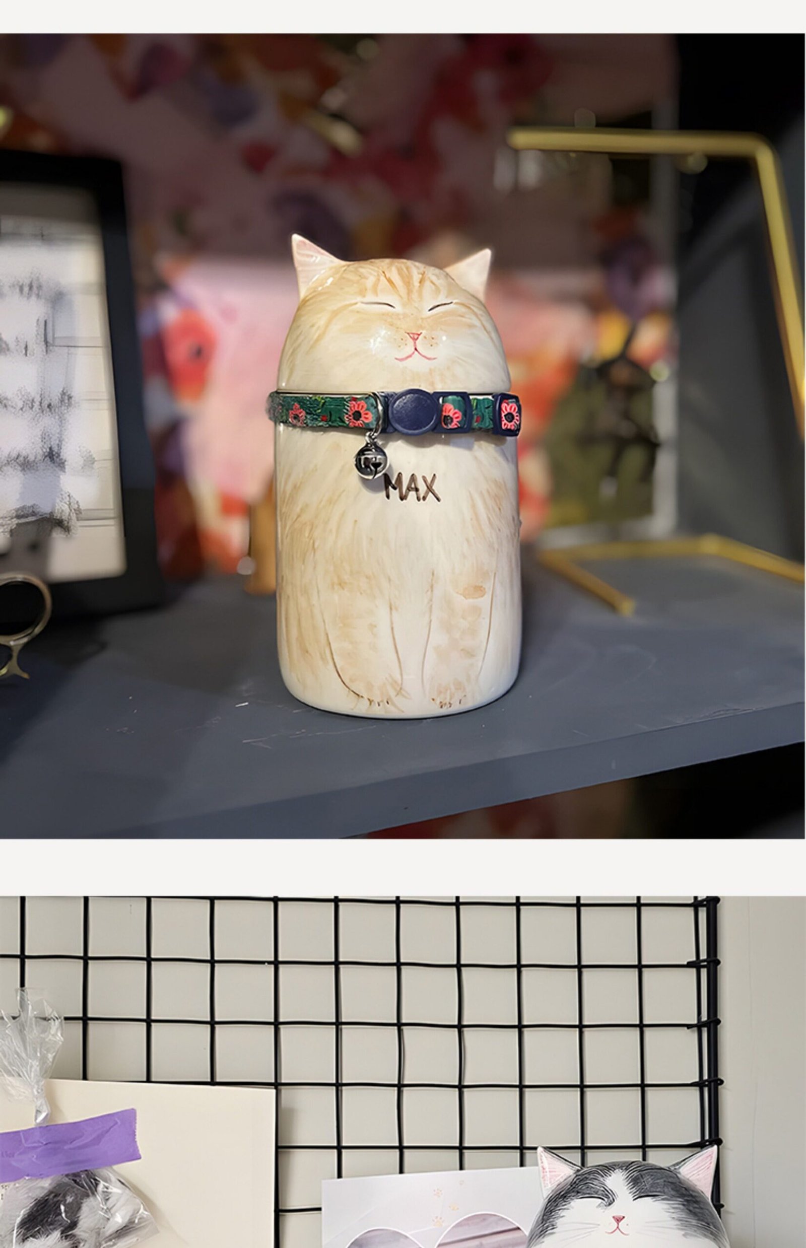 PODPAWS Custom Cat & Dog Ceramic Pet Urn – Airtight Moisture-Proof Memorial Keepsake - Image 4