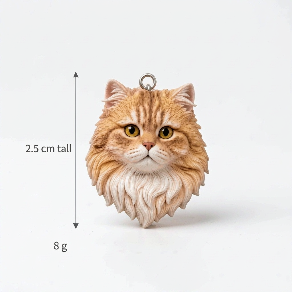 3D Pet Portrait Resin Bust - Hand-Sculpted Photorealistic Dog or Cat Head - Image 2